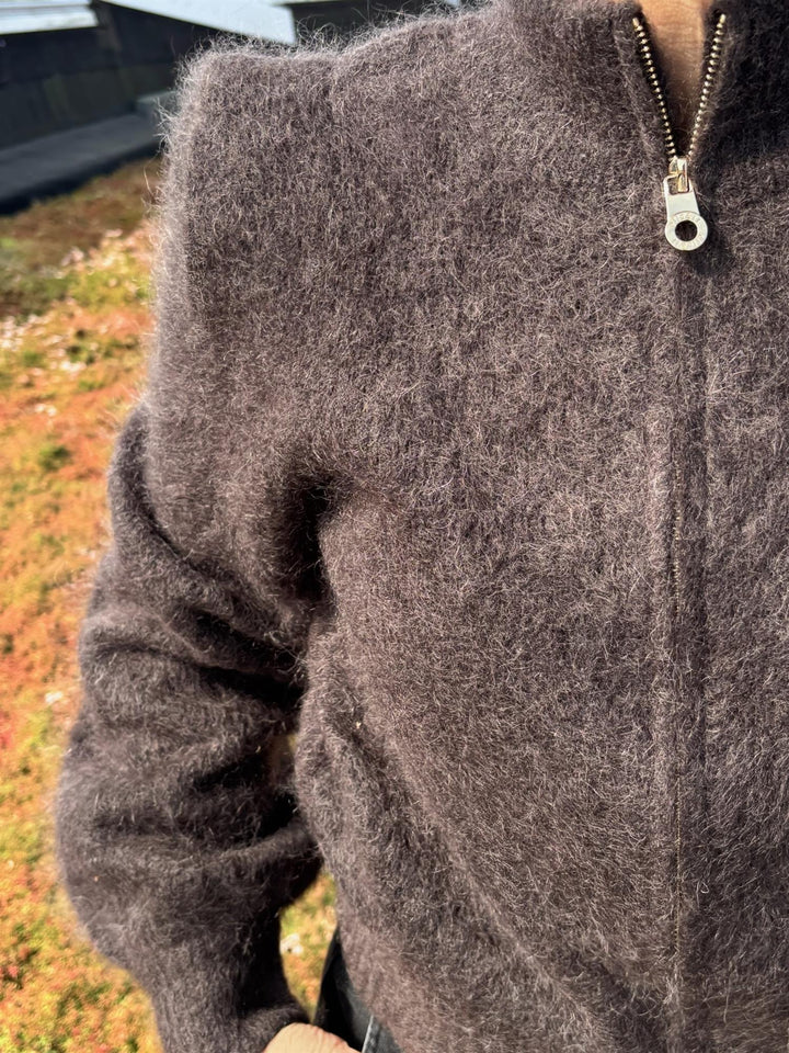 Venja Chunky Sweater  Dark Brown