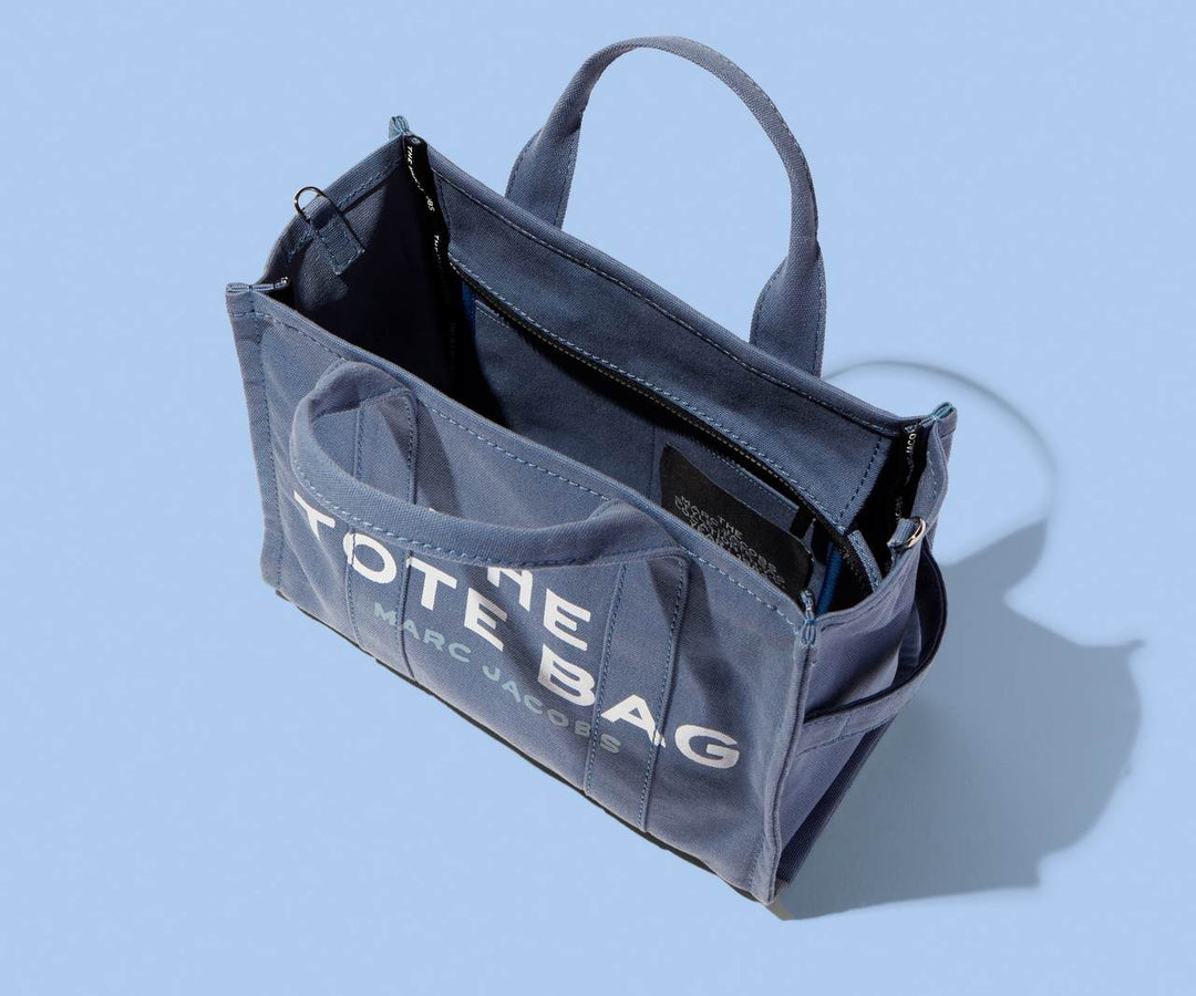 THE MEDIUM TOTE COTTON  Blue Shadow