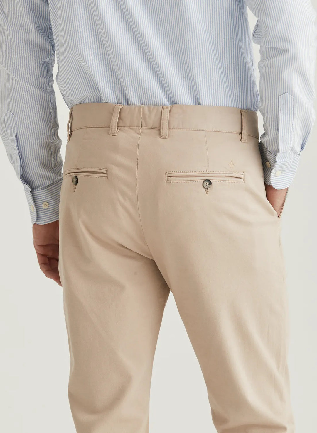 Jeffrey Brushed Chino  Khaki