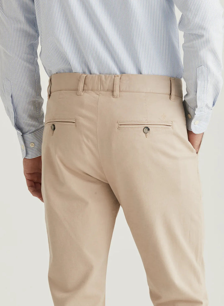 Jeffrey Brushed Chino  Khaki