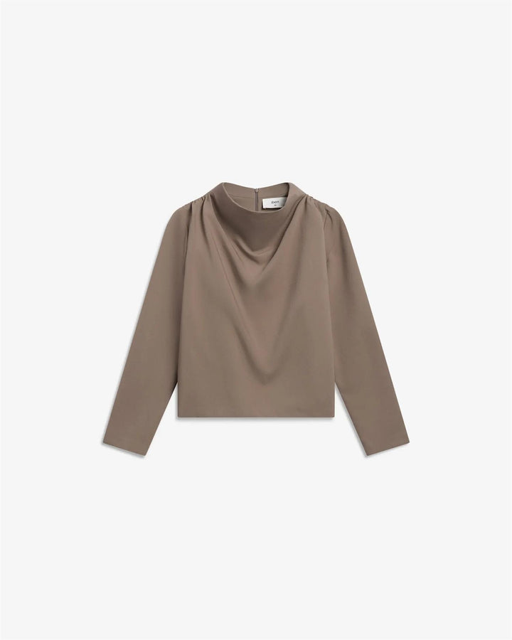 Beverly Top  Taupe Grey