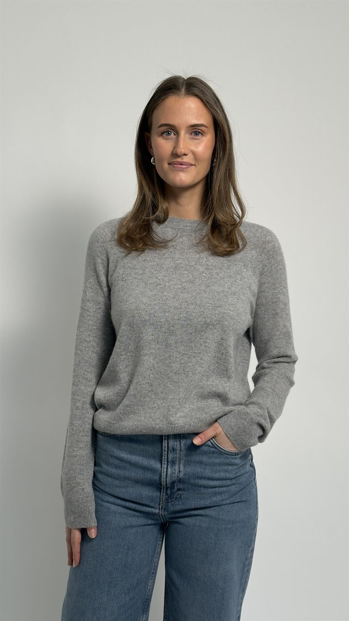 Boston o-neck  Grey Mel.