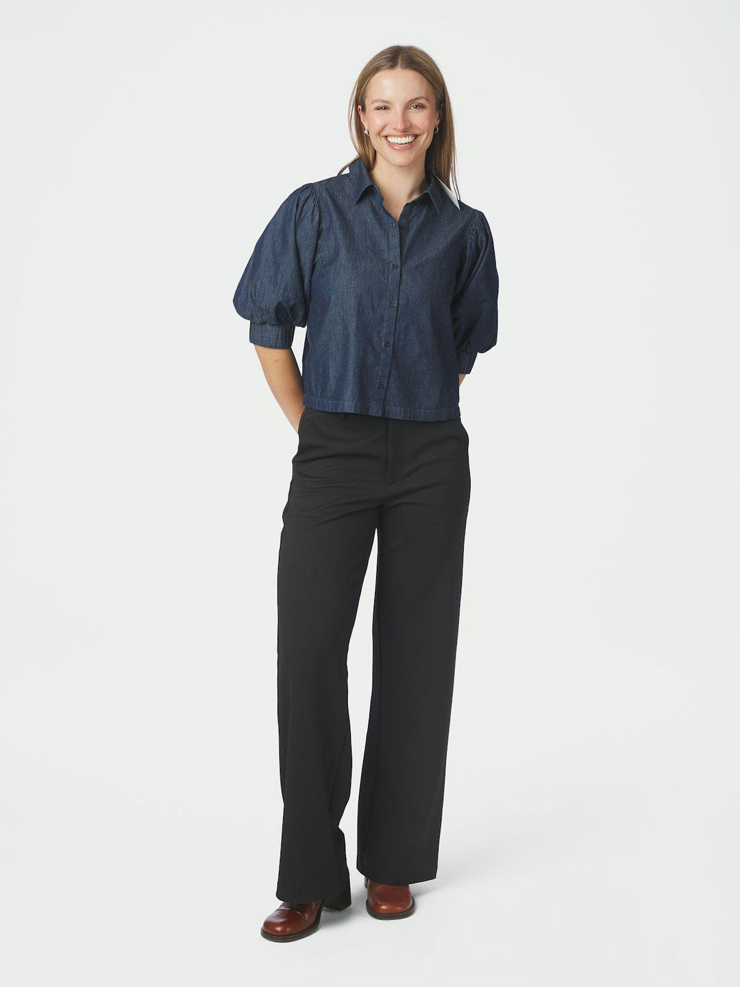 Etta Denim Shirt  Blue