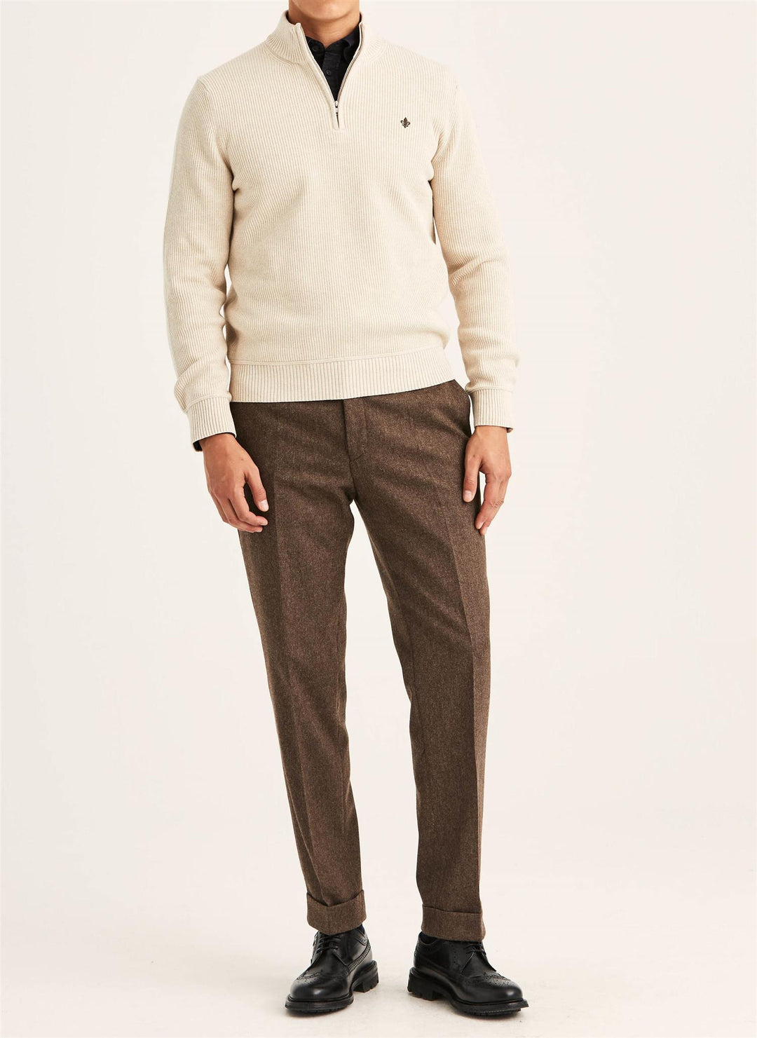 Colin Half Zip  Khaki