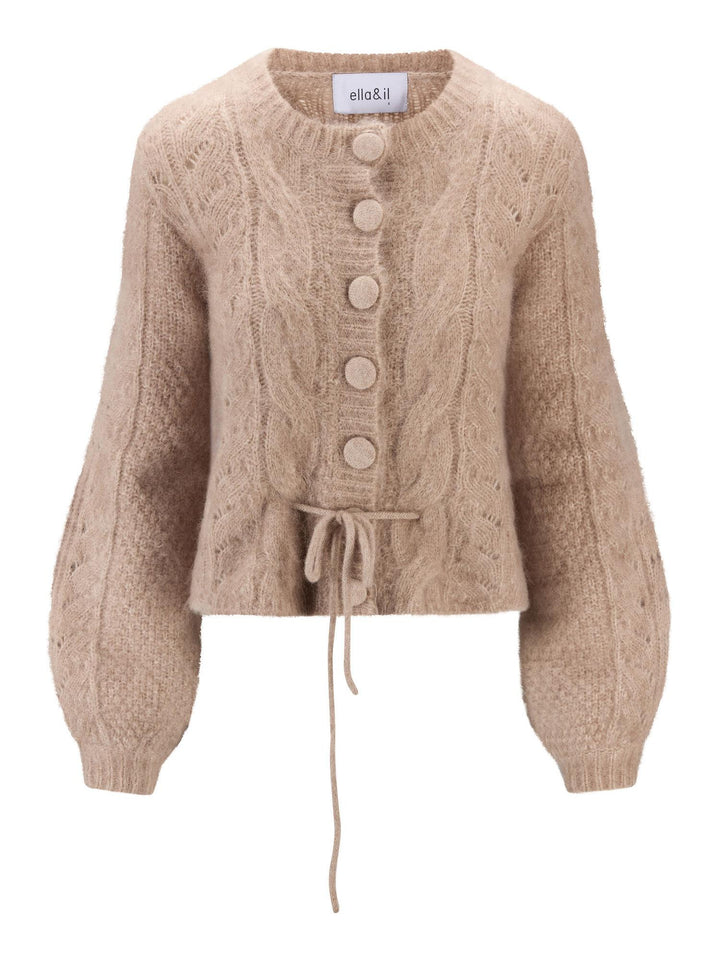 Sophia Chunky Cardigan  Hazel Beige