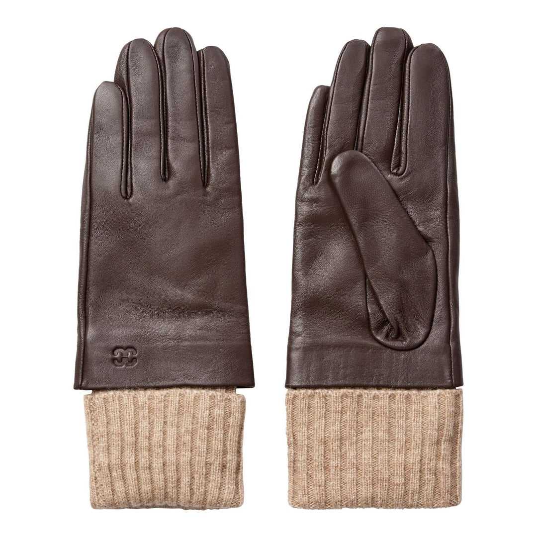 EdmundCC Leather Gloves  Brown