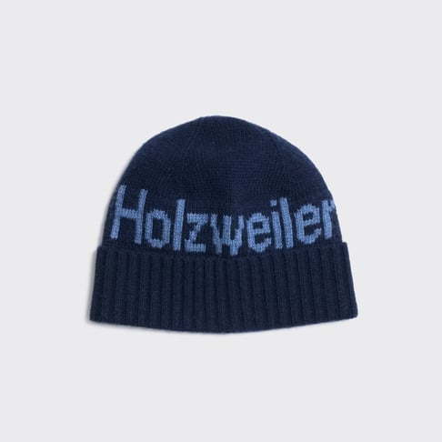 Haza Logo Beanie  Blue Mix