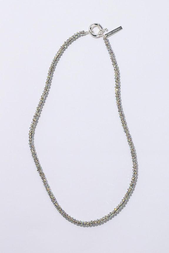 Skinny Diamond Necklace 45 cem  Silver