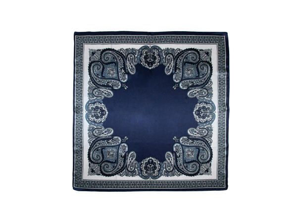 Skjerf klassisk silke 70*70  Navy