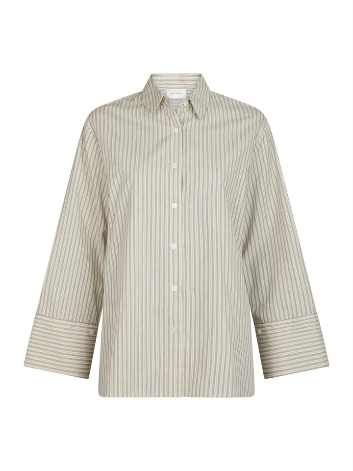 Dita double stripe shirt  Cream