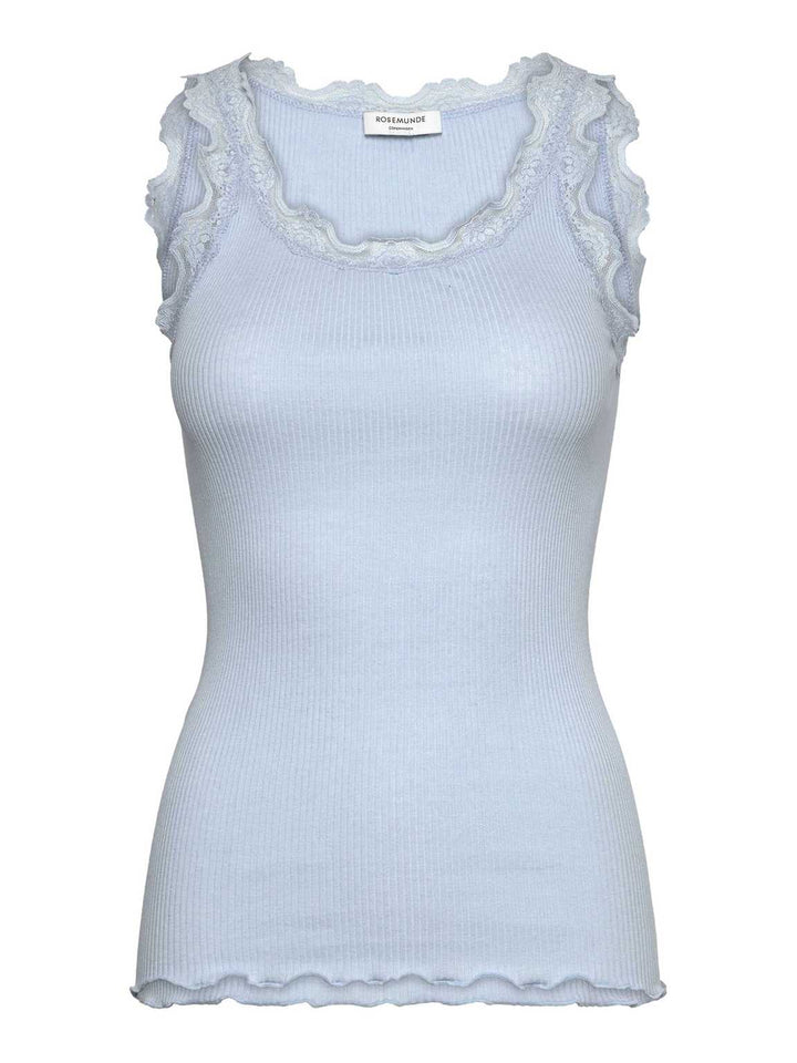 RWBabette Silk U-neck  Nantucket Blue