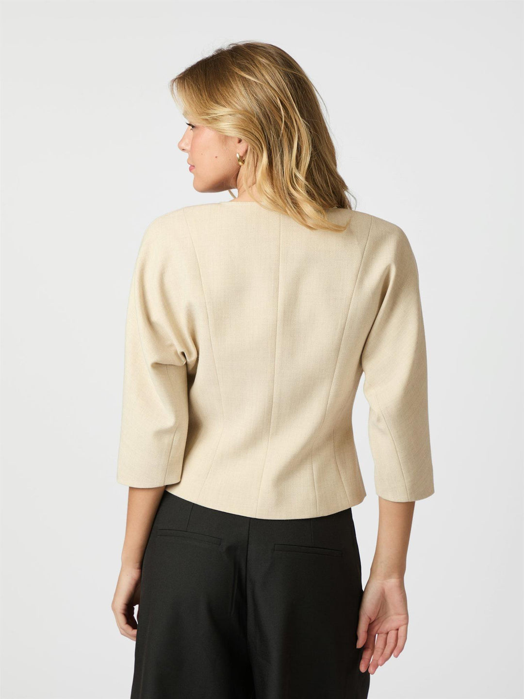 Mesto Melange Jacket  Beige Melange