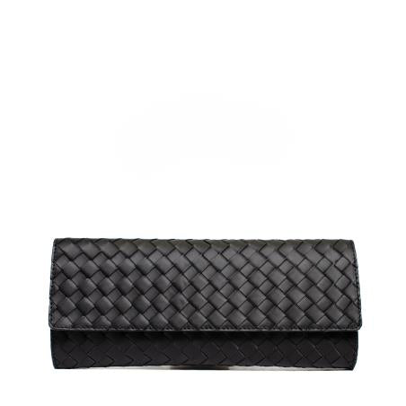 Aosta Clutch Braided  Black