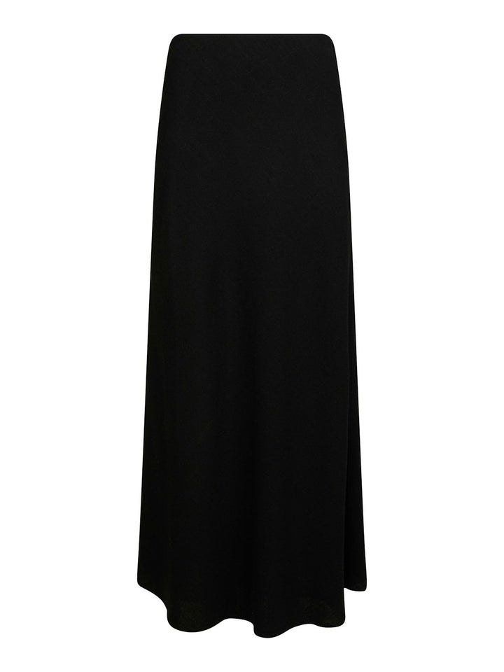 Viso Linen Skirt  Black