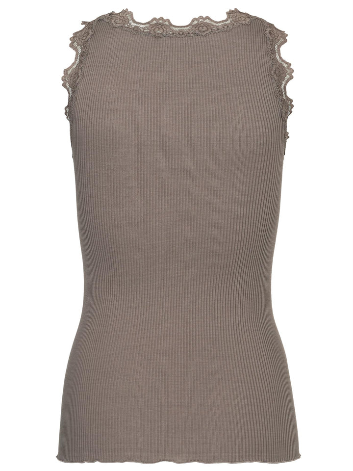 RWBabette SL U-neck Lace Top  Falcon