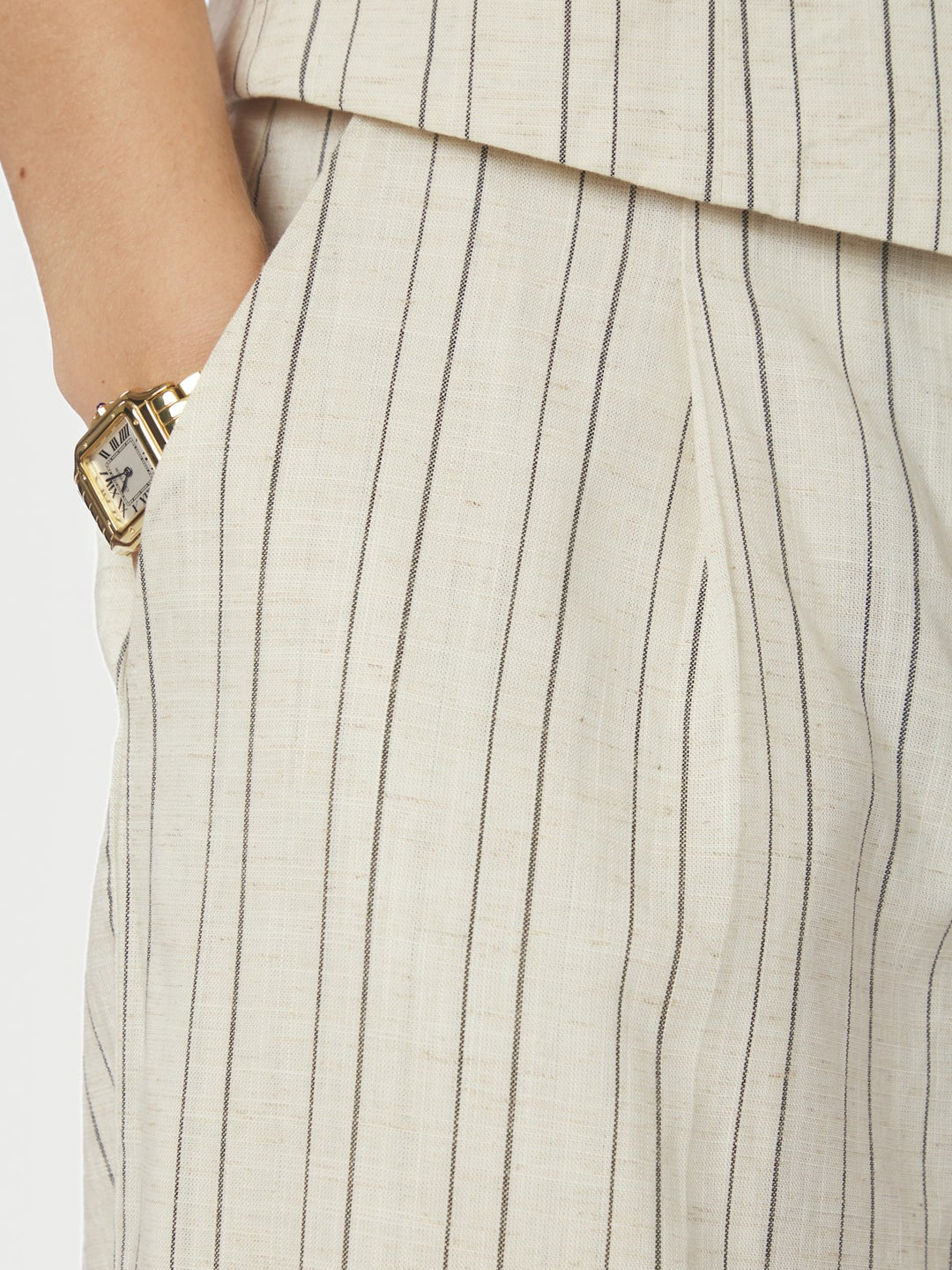 Malba Stripe Pants  Natural
