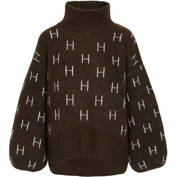 Fam Short Sweater  Dark Earth