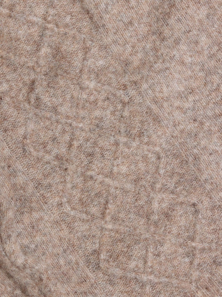 Argyle Polo  Taupe