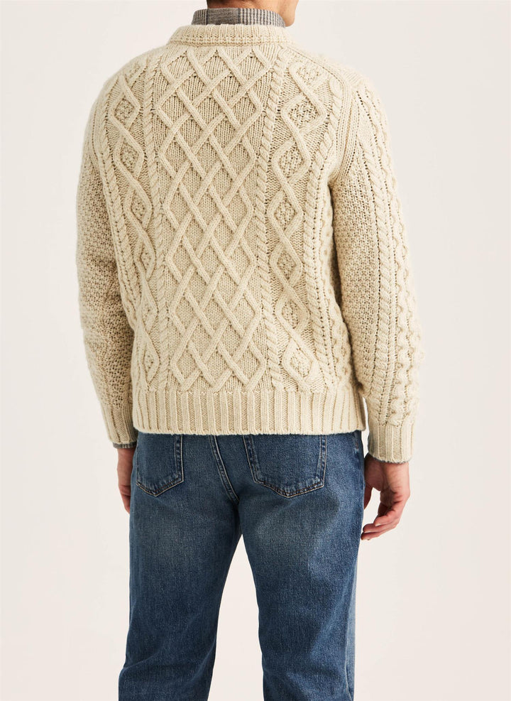 Ramsey Cable Oneck  Off White