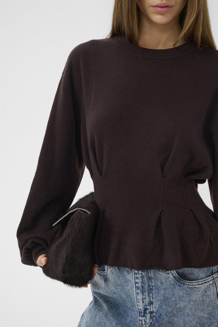 Gzmanzi Waist Pullover  Ganache