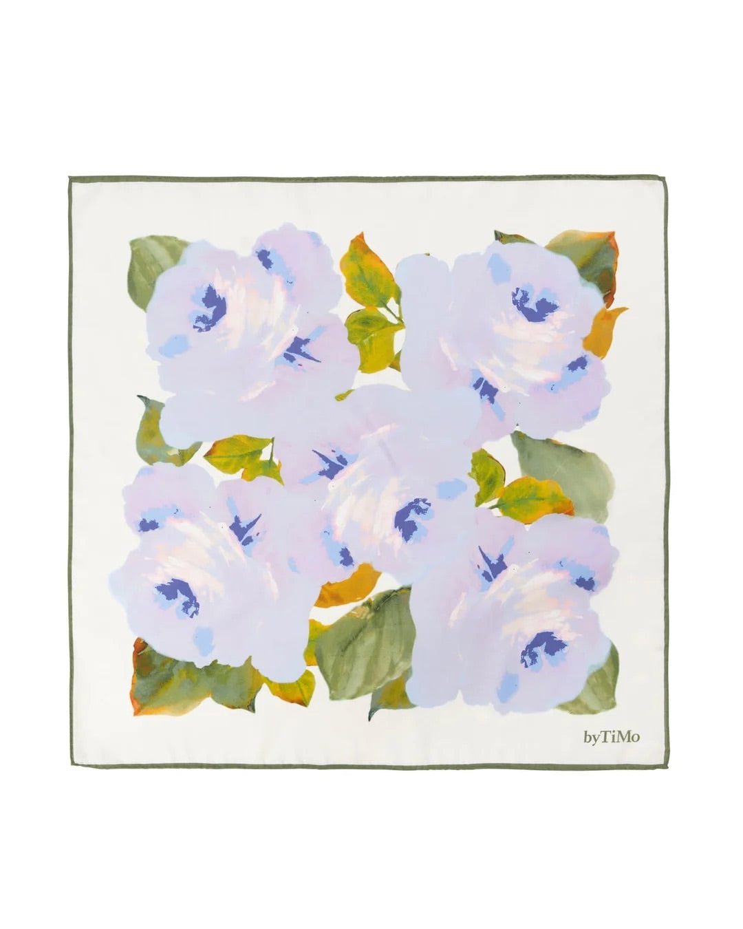 Silk Scarf Small  Celeste