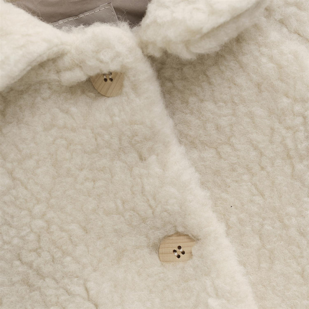 Coat Wool Teddy w. Lining  Cement
