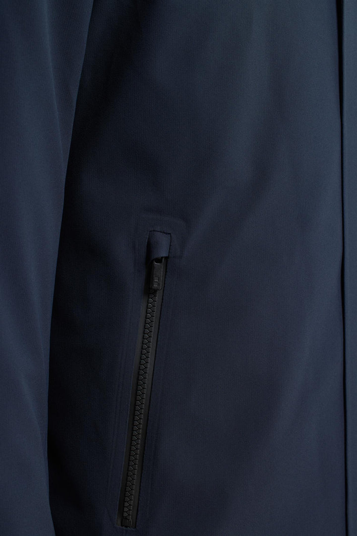 Reg. Coat Japan  Blue Night Structured