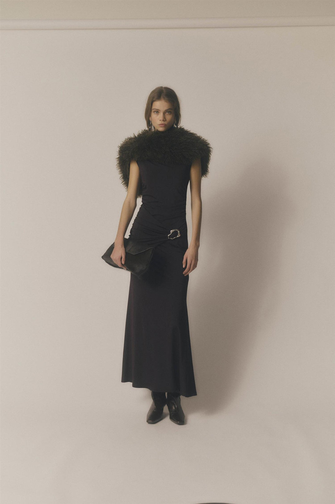 Gzseren Long Dress Deep Plum