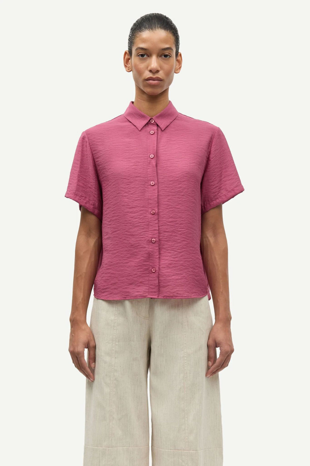 Saminna Ss Shirt 15754  Dry Rose