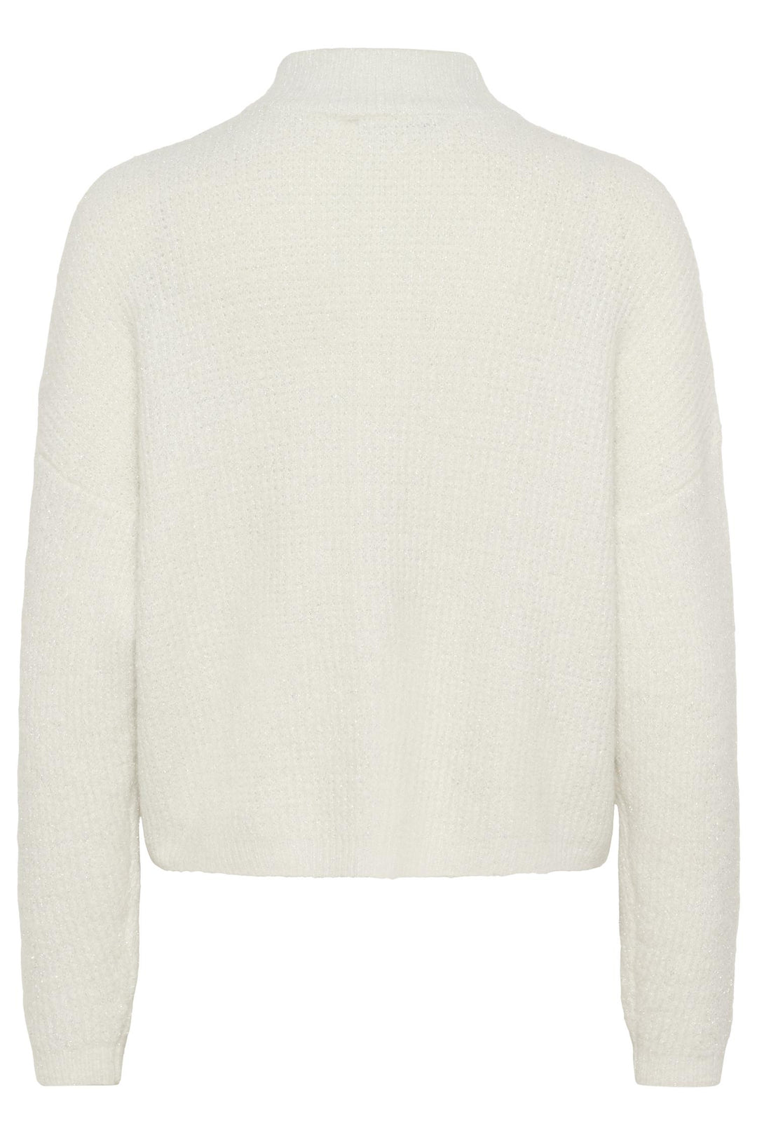 Gzalpha Shimmer Cardigan  Ivory With Lurex