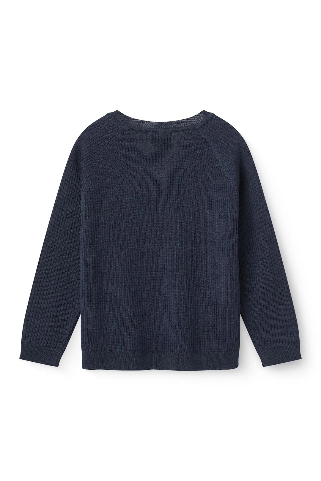 MERINO CLASSIC RIB BLOUSE  Navy