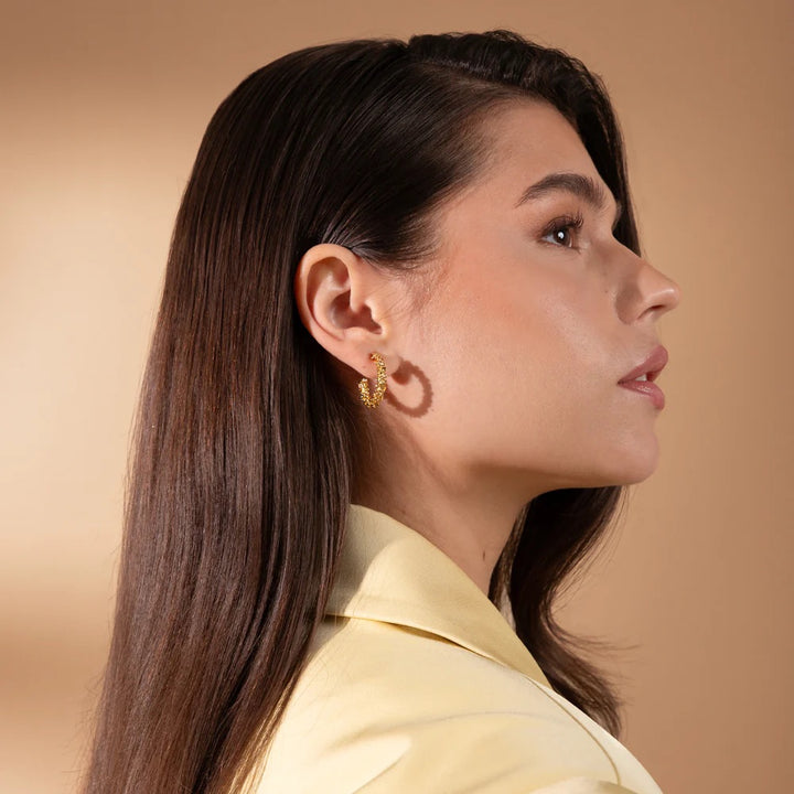 GEMMA LOOPS GOLD  Gold