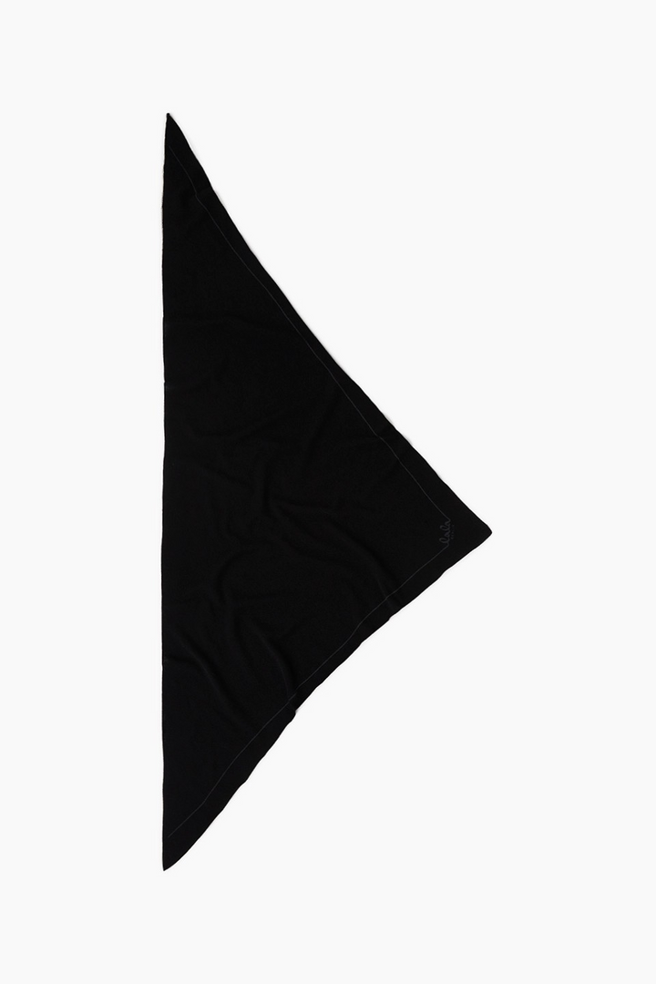 Triangle Solid M Cashmere  Nero