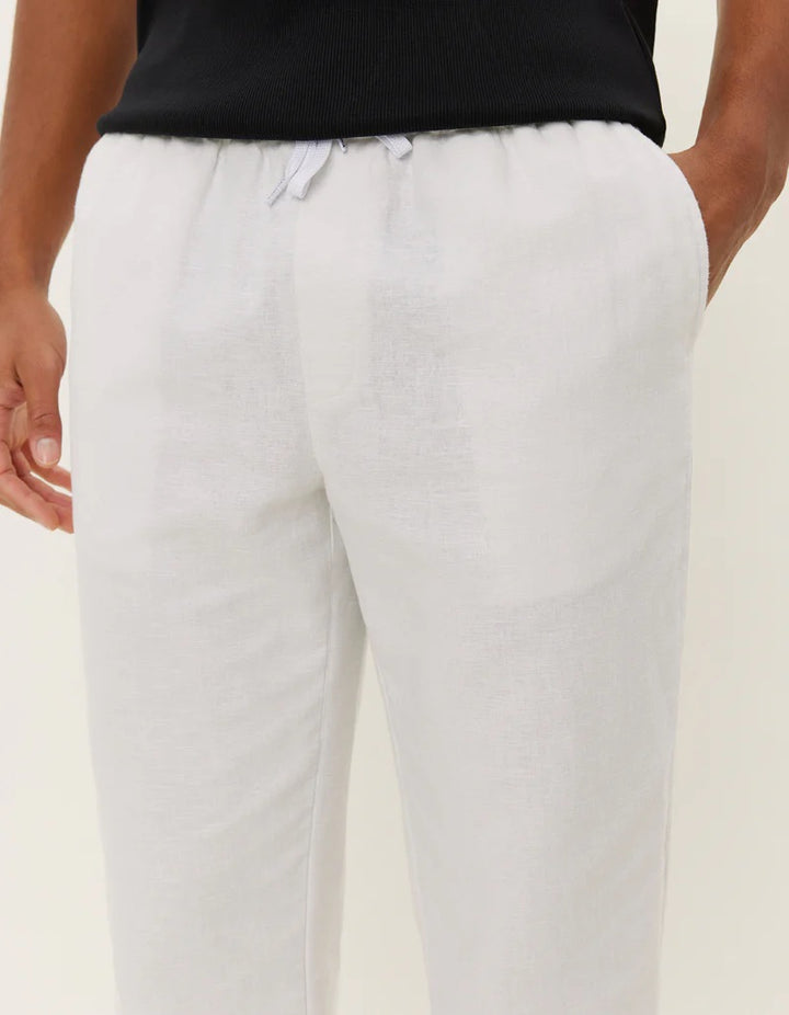 Patrick Linen Pants  White