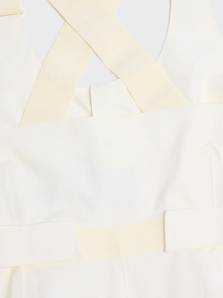 W Tryvann Bib Trousers  Ecru