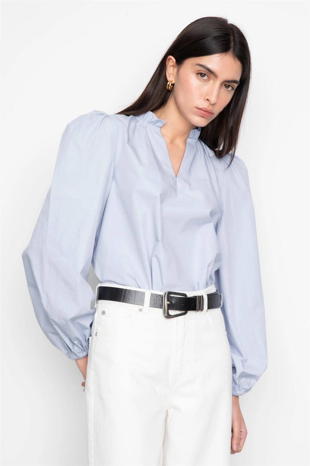 Infinity Blouse  Light Blue