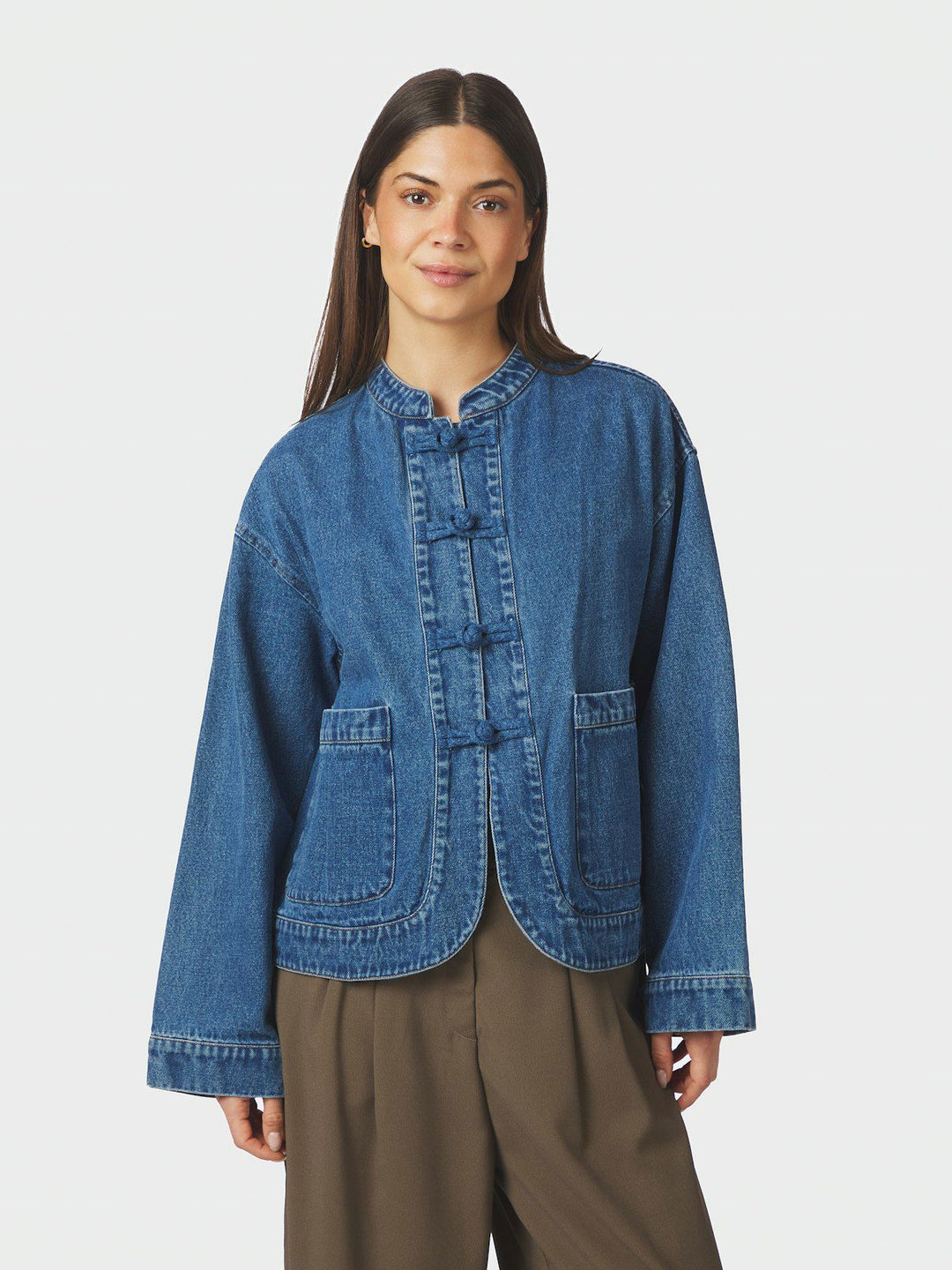 Caline Denim Jacket  Blue Denim