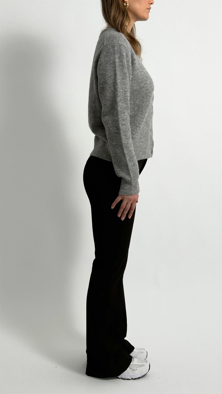 SILVIA SUPLE ROBLE WOOL  Black