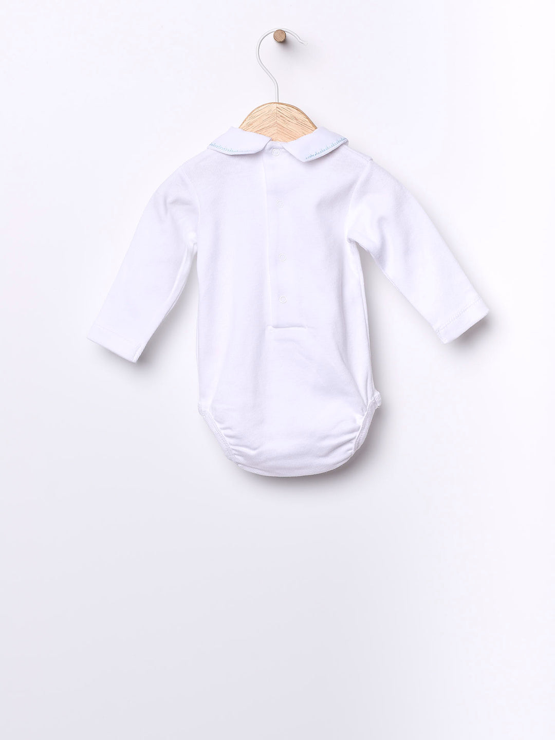 Body gola bico  Azul Bebe