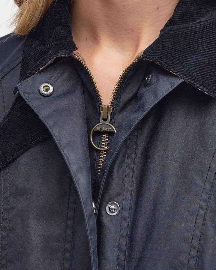 Barbour Beadnell Wax Jacket  Navy
