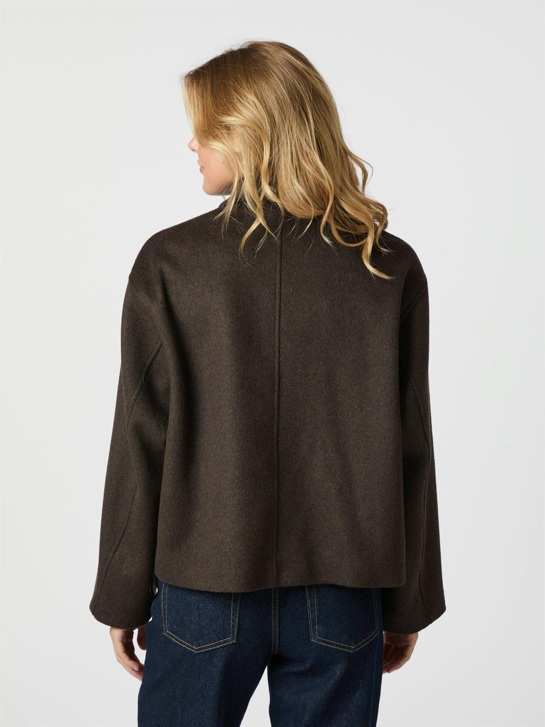 Hamra Wool Jacket  Chocolate Brown