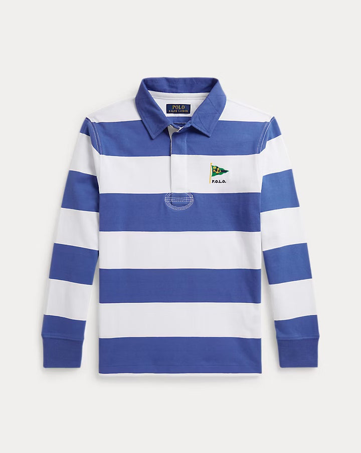 KNIT-RUGBY-PULLOVER  White Mu