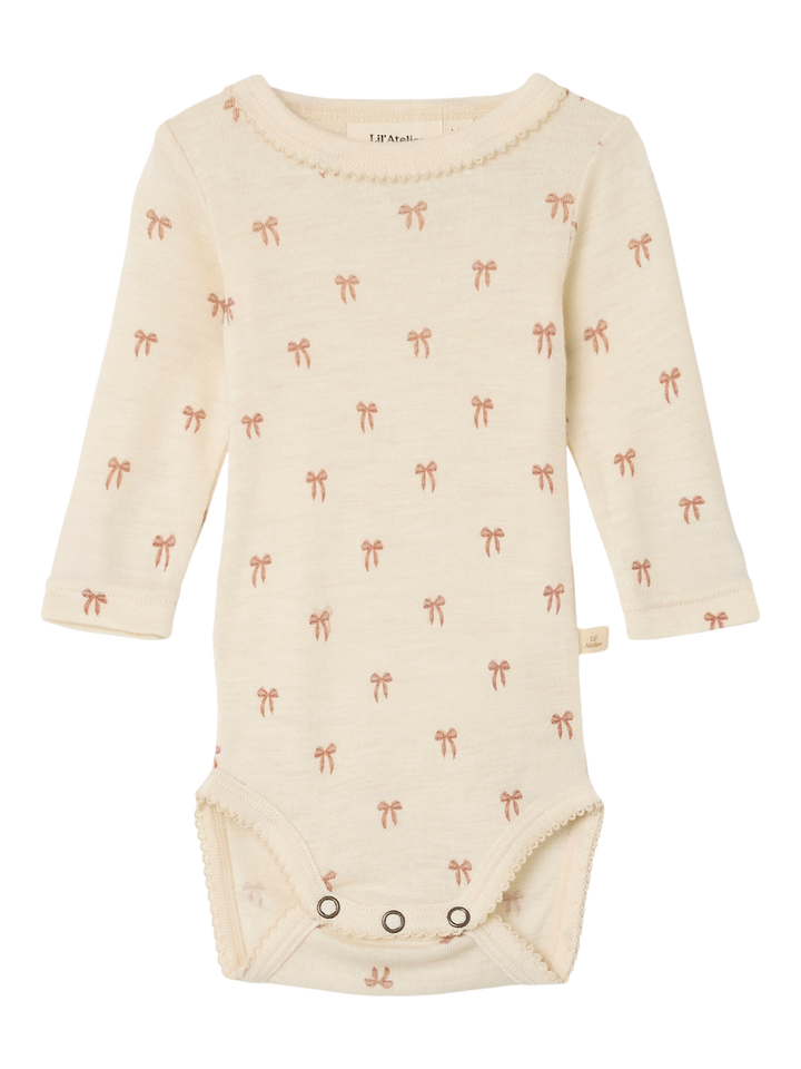 NBFNALU LS WO/MO SLIM BODY LIL NOOS  Offwhite