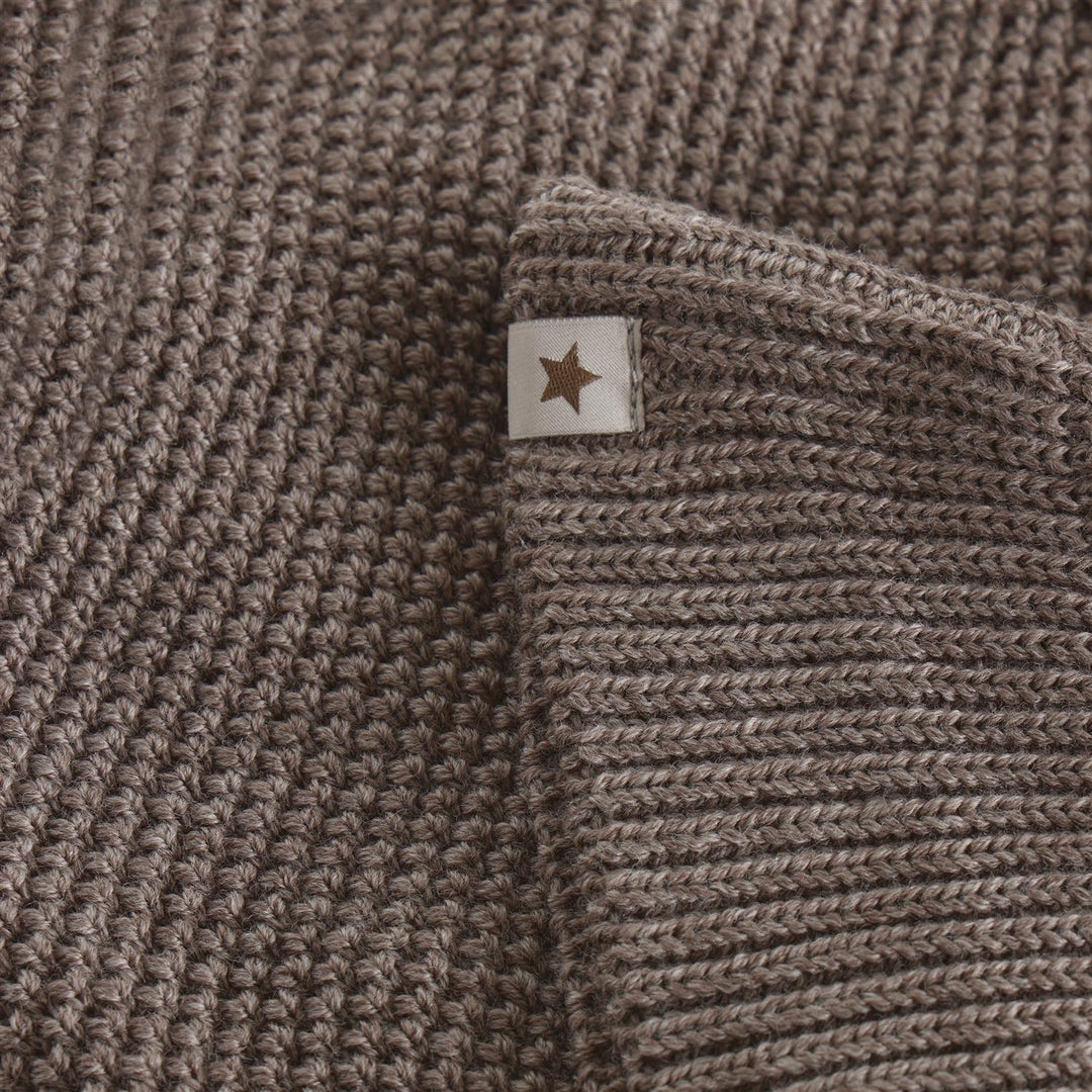 Balaclava Wool Knit Windstop  Cinder Melange