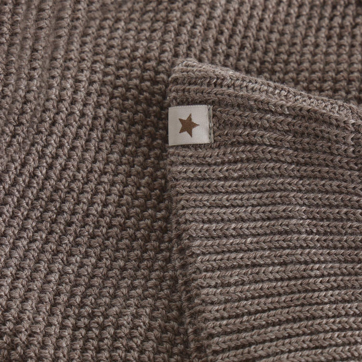 Balaclava Wool Knit Windstop  Cinder Melange
