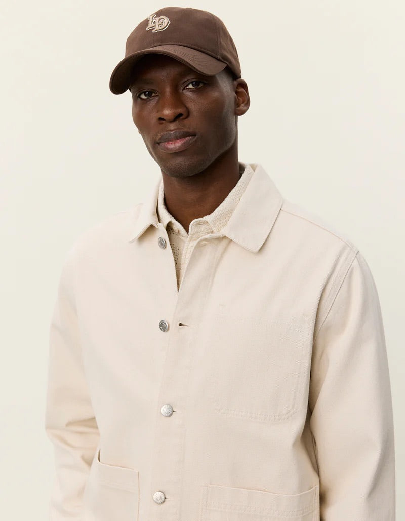 Layton Denim Overshirt  Ivory