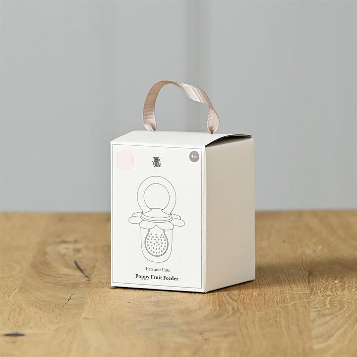 Poppy Fruit Feeder  Cream & Light Pink