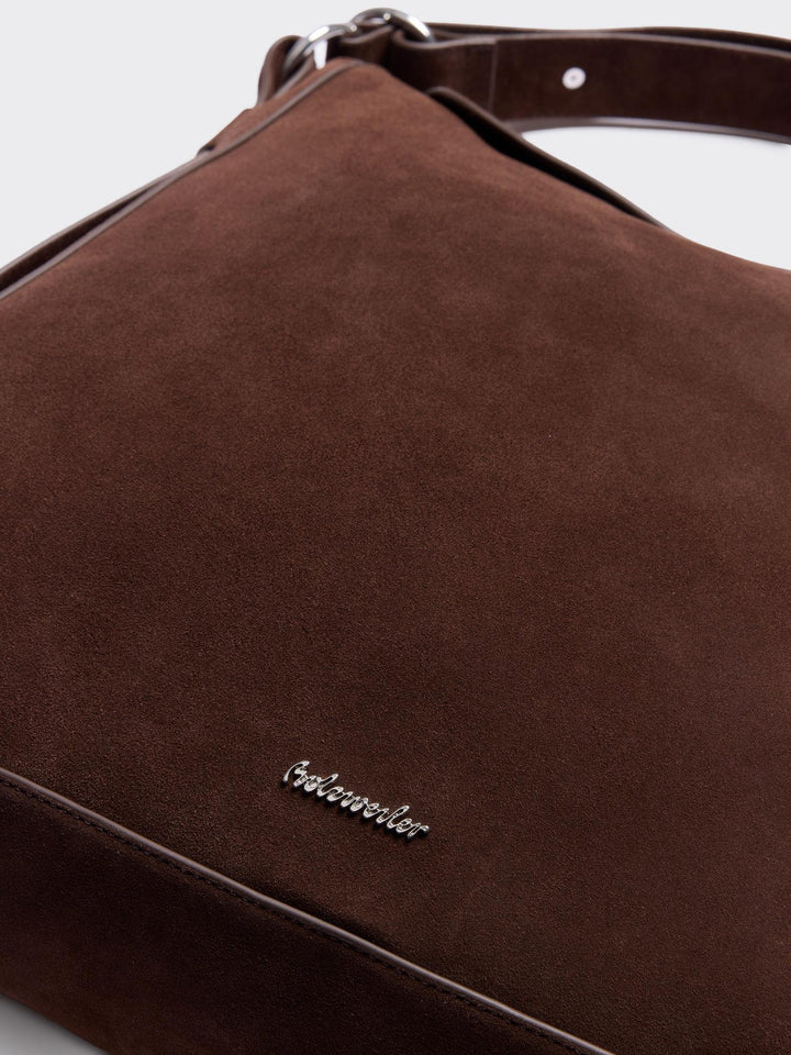 Bud Slouchy Suede Tote Bag  Brown