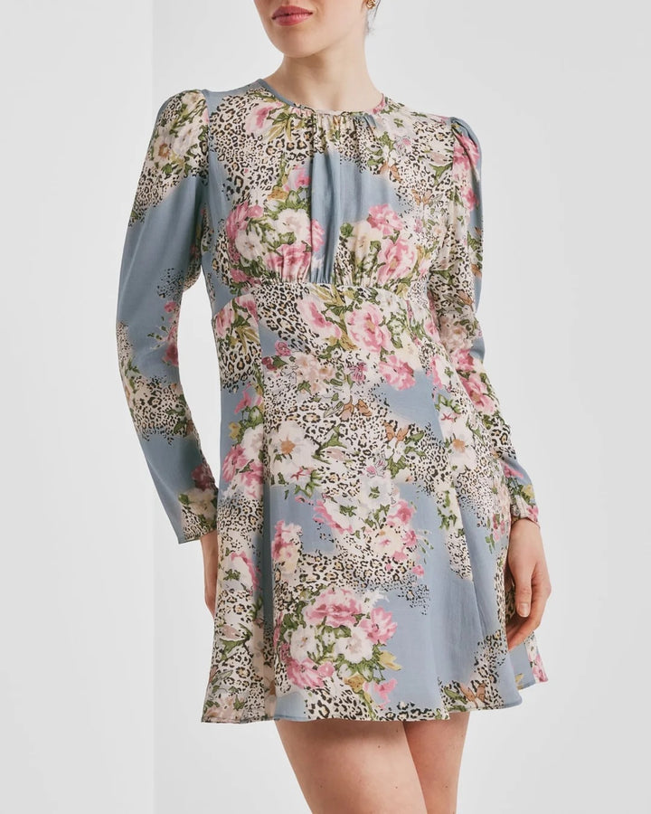 Viscose Mini Dress  Wild Bloom