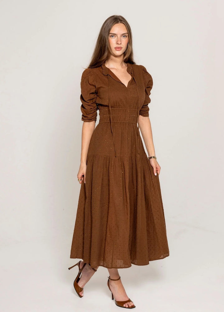 Madison Dress Bisque Lurex  Bisque Lurex